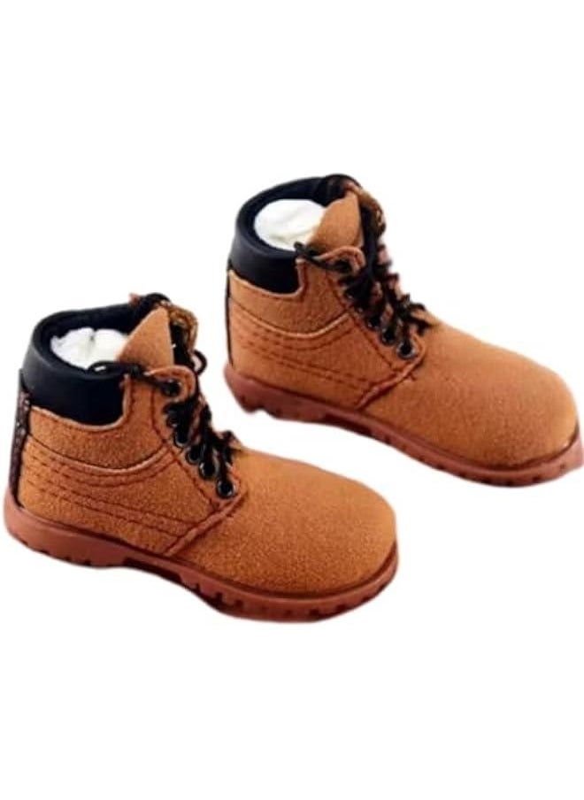 1/6 Scale Action Figure Accessory: Men's Hiking Boots Model for 12-inch Miniature Collectible Figure MDXG Brown