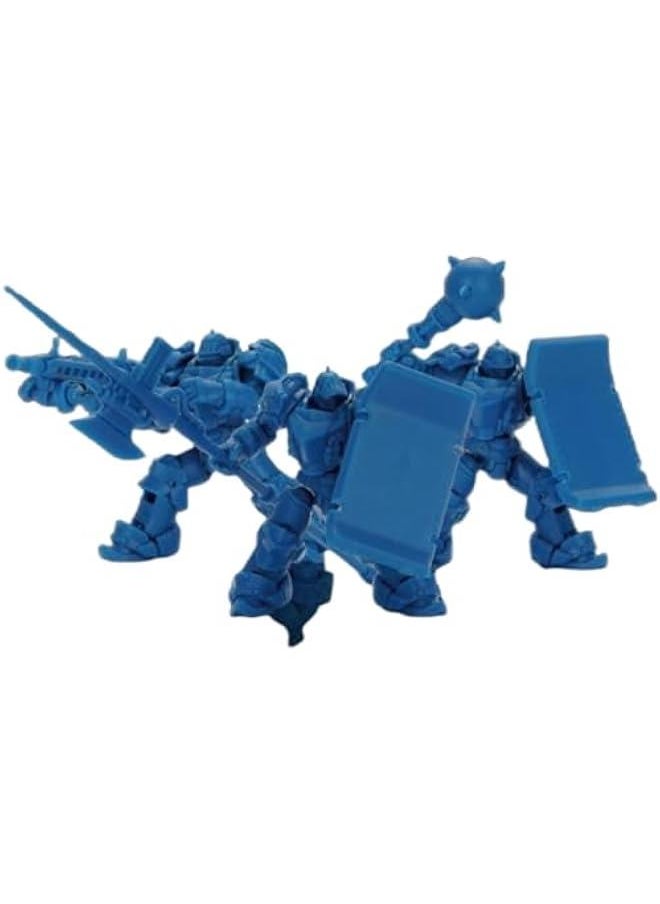 Toys Alliance Collectible Figure: Arche-Knights Squad Customized Blue Color Ver, 1:35 Scale Miniature Action Figurine ARC-G02 (Arche-Knights Squad Customized Blue Color Ver ARC-G02)