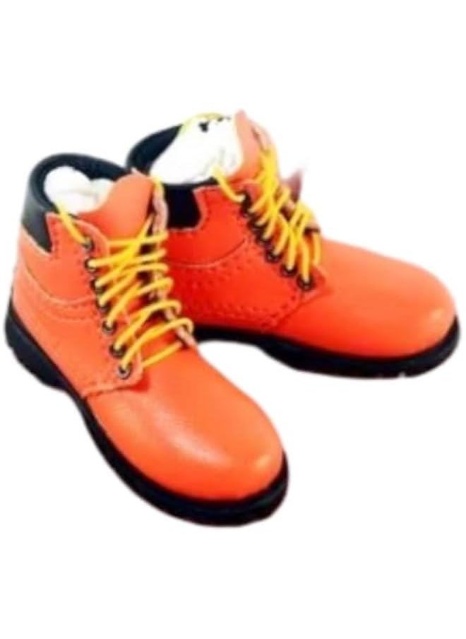 1/6 Scale Action Figure Accessory: Men's Hiking Boots Model for 12-inch Miniature Collectible Figure MDXE Orange