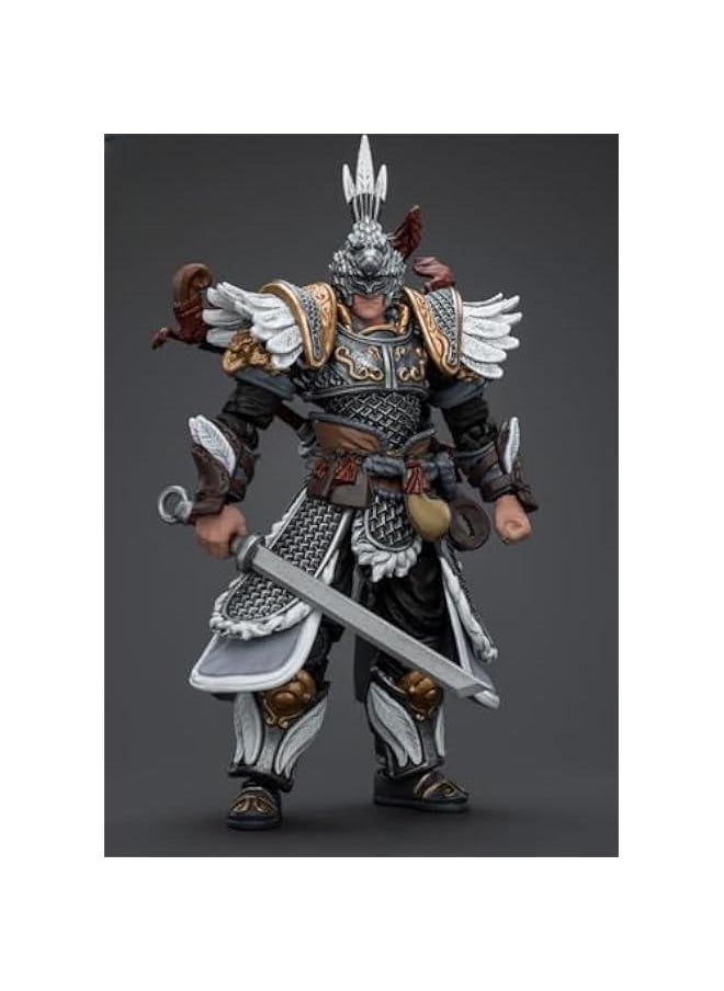 JoyToy Dark Source Collectible Figure: JiangHu Northern Hanland Empire White Feather Snowfield Archery Cavalry 1:18 Scale Action Figures JT5901