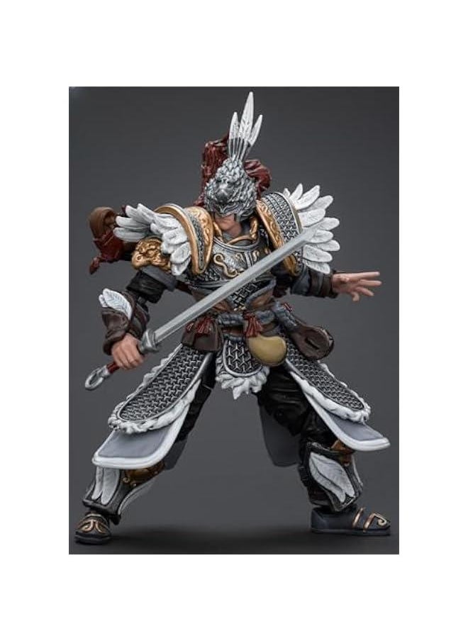 JoyToy Dark Source Collectible Figure: JiangHu Northern Hanland Empire White Feather Snowfield Archery Cavalry 1:18 Scale Action Figures JT5901