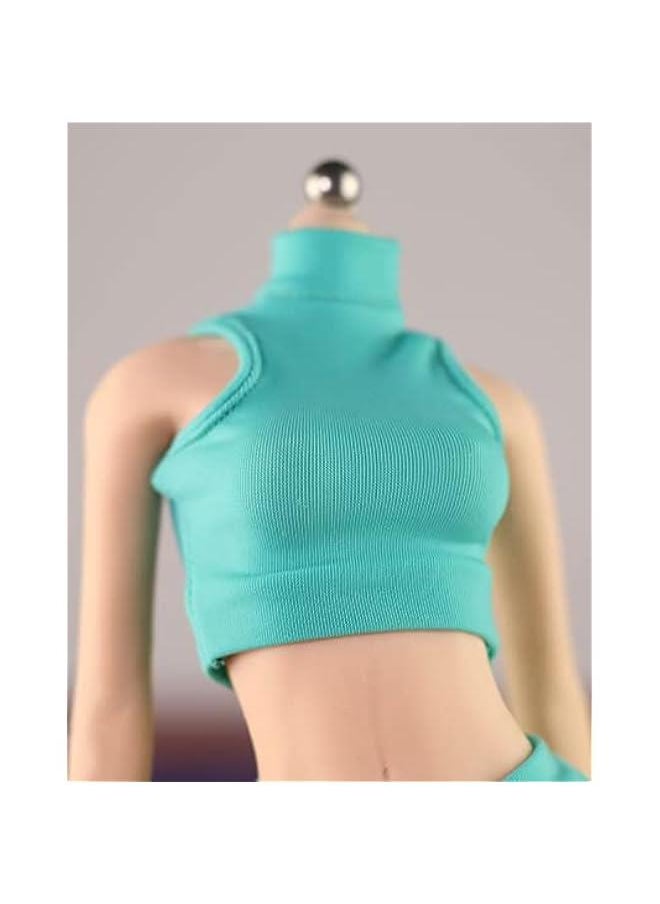 1/6 Scale Vest Outfit Costume for 12 inch Female Seamless Action Figure Phicen/TBLeague DY10 Blue