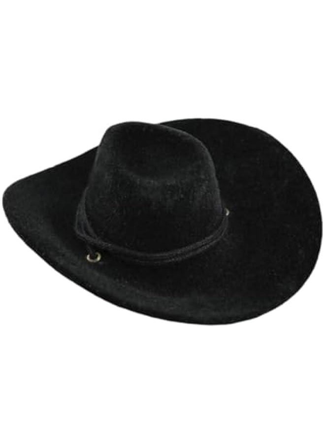 ZYTOYS, Classic Western Cowboy Hat Black Color, 1/6 Scale Accessory for 12 Inch Collectible Figure ZY505A