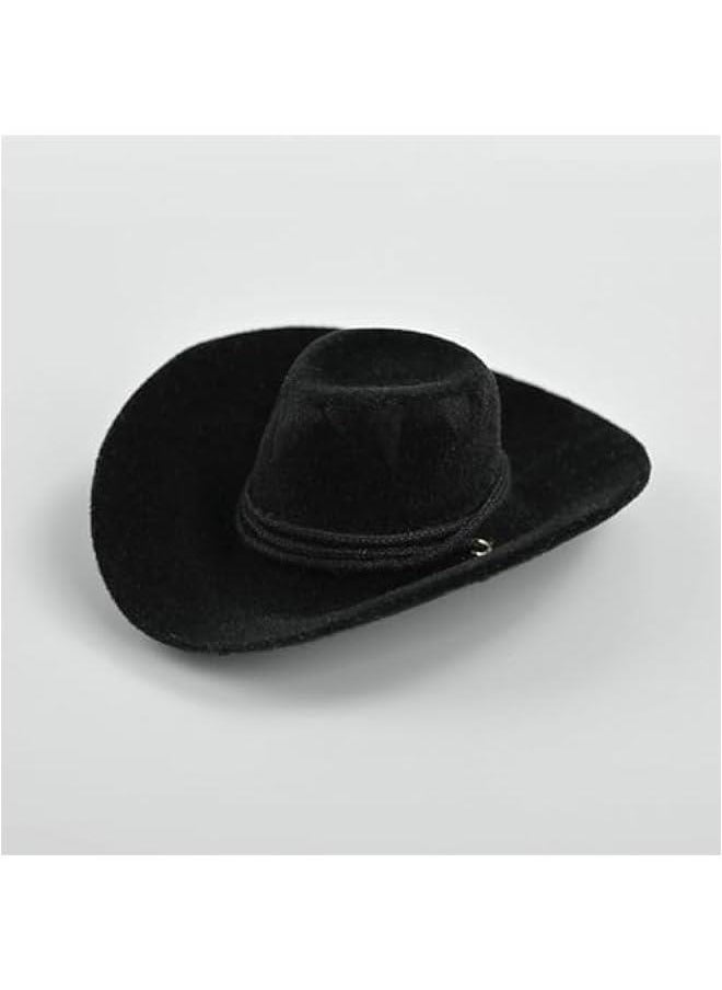 ZYTOYS, Classic Western Cowboy Hat Black Color, 1/6 Scale Accessory for 12 Inch Collectible Figure ZY505A