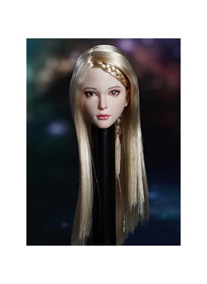 Super Duck 1/6 Scale Female Figure Head Sculpt, Charming Girl Doll Head for 12 Inch Action Figure TBLeague JIAOUDOLL HS204(D)