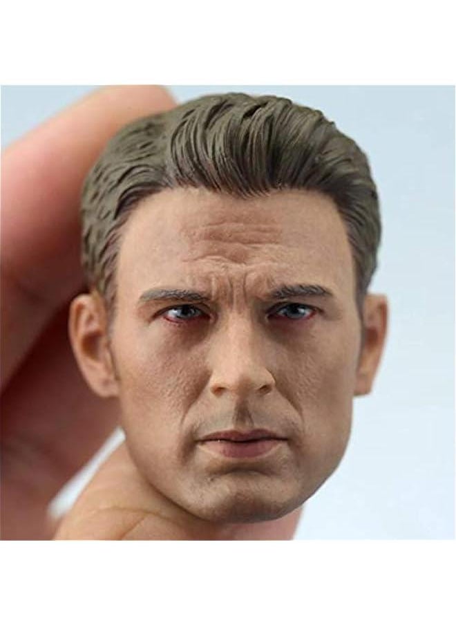 1/6 Scale Male Figure Head Sculpt, Handsome Men Tough Guy, Doll Head for 12 Action Figure Phicen, TBLeague HS008(C)