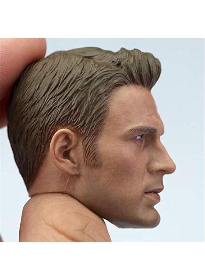 1/6 Scale Male Figure Head Sculpt, Handsome Men Tough Guy, Doll Head for 12 Action Figure Phicen, TBLeague HS008(C)