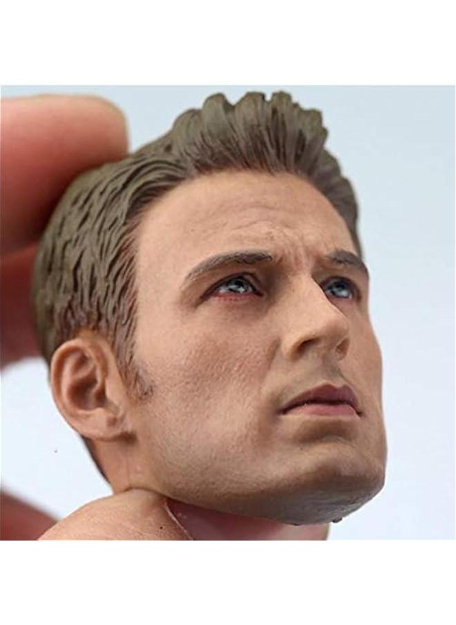 1/6 Scale Male Figure Head Sculpt, Handsome Men Tough Guy, Doll Head for 12 Action Figure Phicen, TBLeague HS008(C)