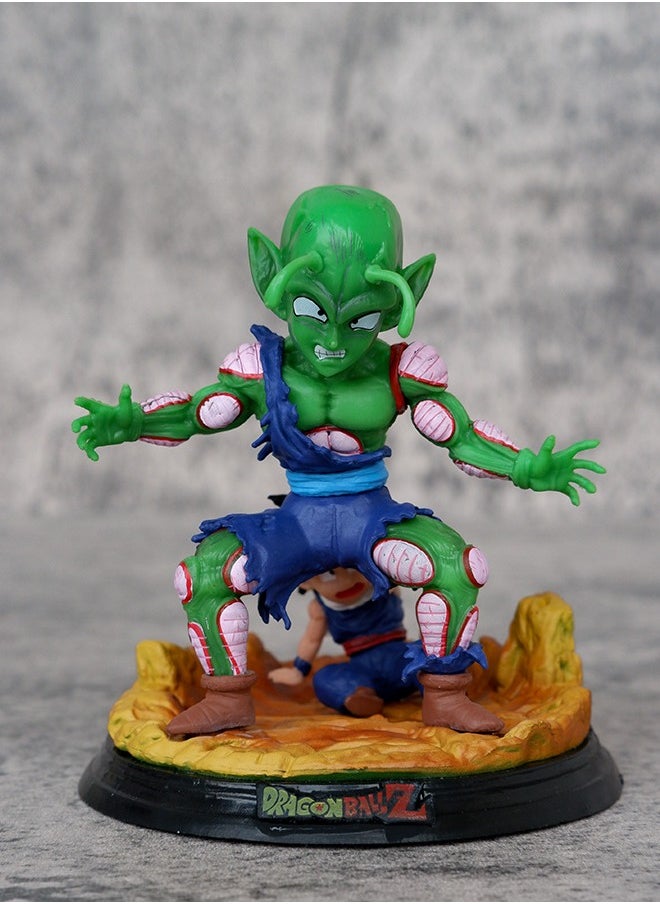 Dragon Ball Piccolo Protects Gohan Action Figure Decorative Resin Sculpture Home Decor Statue, Art Figurine Home Ornament Decoration for Office, Living Room, Bedroom, Book Shelf, TV Cabinet, Desktop