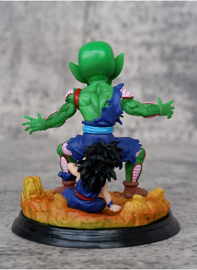 Dragon Ball Piccolo Protects Gohan Action Figure Decorative Resin Sculpture Home Decor Statue, Art Figurine Home Ornament Decoration for Office, Living Room, Bedroom, Book Shelf, TV Cabinet, Desktop