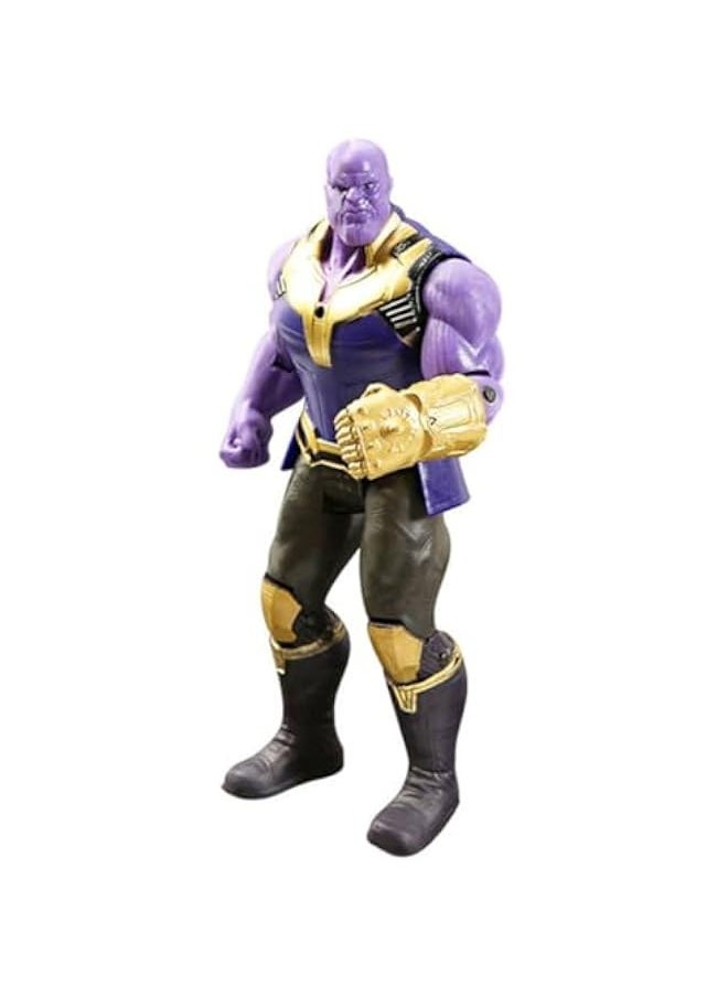 6.27 inch Movie Superhero Action Figures Toys Characters  for Themed Parties for Kids Ages 3 and Up (16cm Thanos)