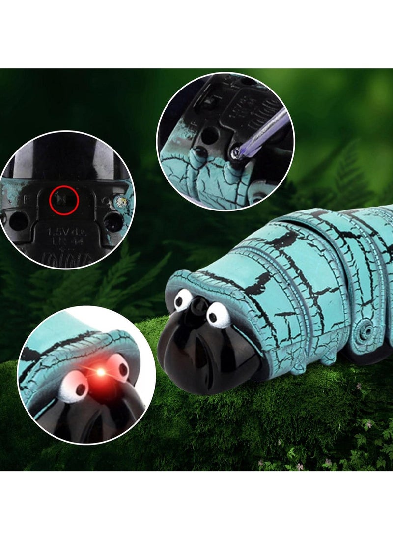 New And Unique Remote Control Yoyo Insect Infrared Sensor Reptile Insect Caterpillar Electric Remote Control Toy (Yellow bug)