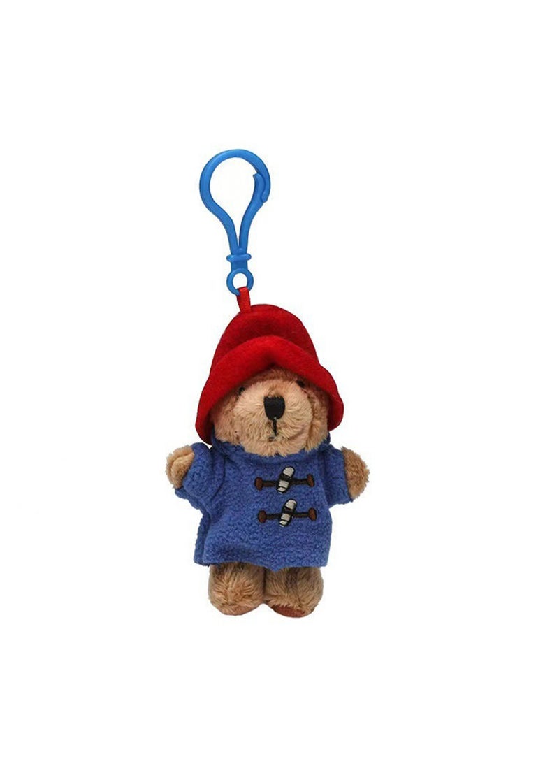 11cm Paddington Bear Plush Doll Keychain Pendant