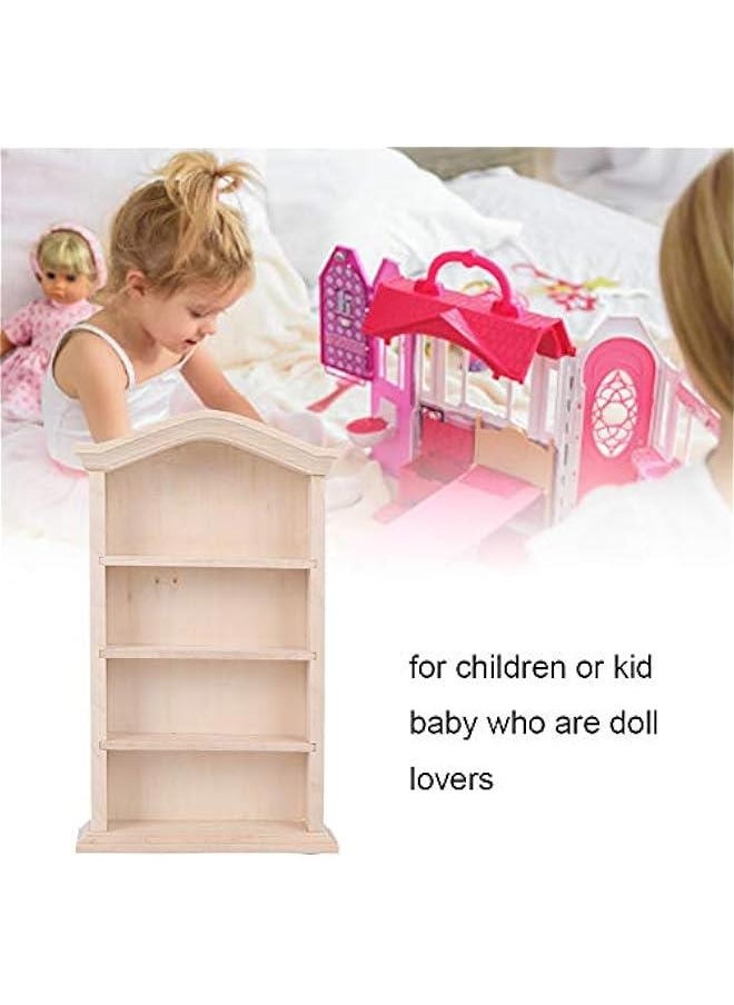 1:12 Miniature Doll Furniture, Wooden Dollhouse Miniature Simulated Bookshelf Model for Dolls Furniture Accessory Furniture Toy Decoration Accessory for Dollhouse(Bookshelf)