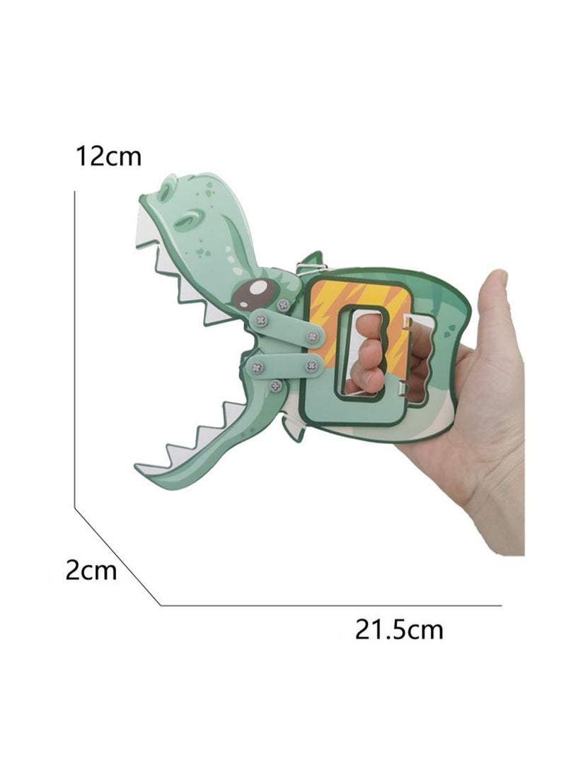 Science small production stem primary school students kindergarten teaching aids children's toys material package DIY mechanical dinosaur box