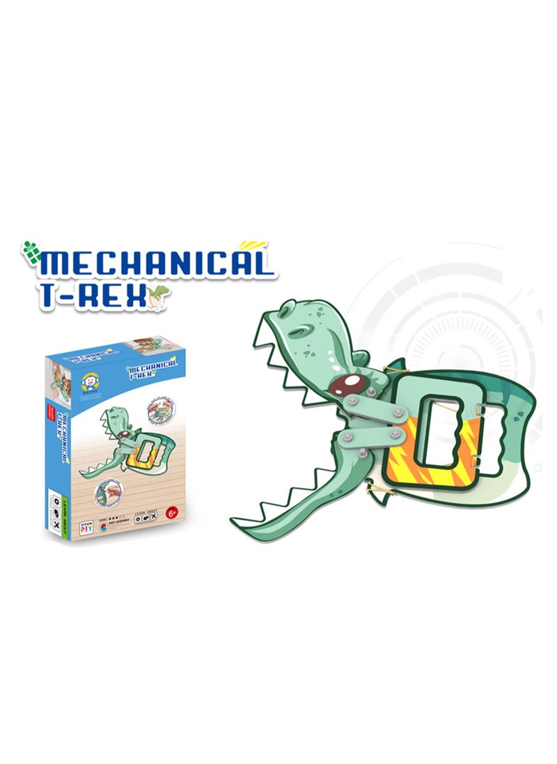 Science small production stem primary school students kindergarten teaching aids children's toys material package DIY mechanical dinosaur box