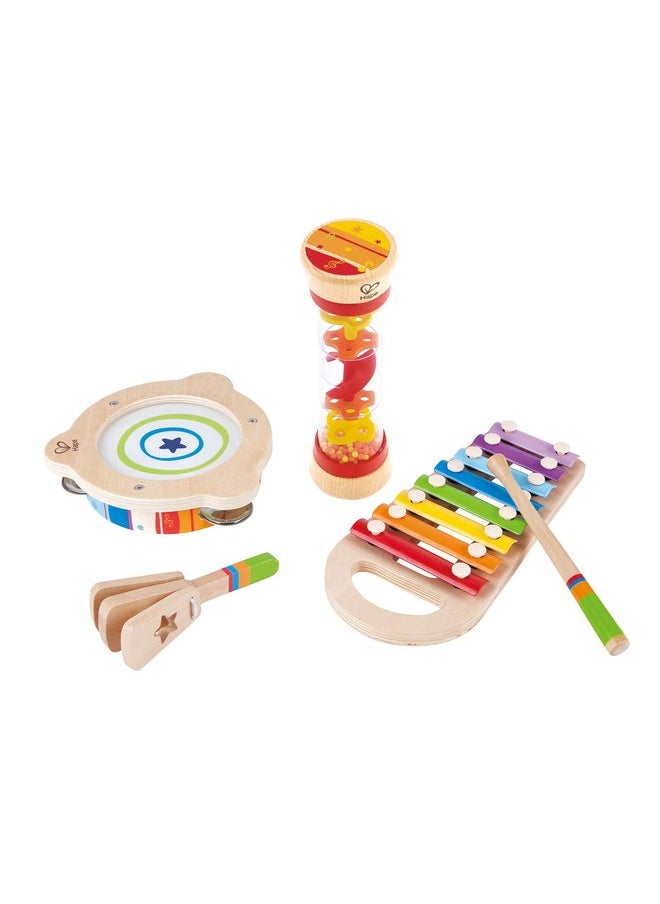 Hape Toddler Beat Box Set, Wooden Music Toy Set E8148