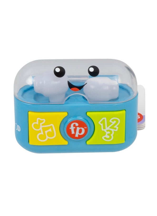 Fisher-Price Laugh & Awaken My First Earphone Toy for Toddlers with Music and Lights, from 6 Months, Multilingual Version, HWY45