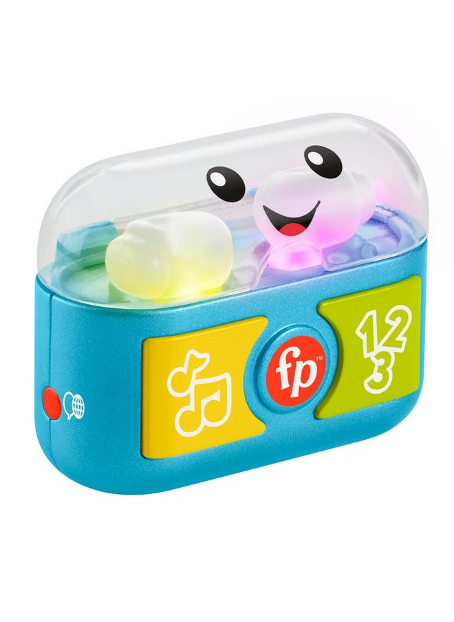 Fisher-Price Laugh & Awaken My First Earphone Toy for Toddlers with Music and Lights, from 6 Months, Multilingual Version, HWY45