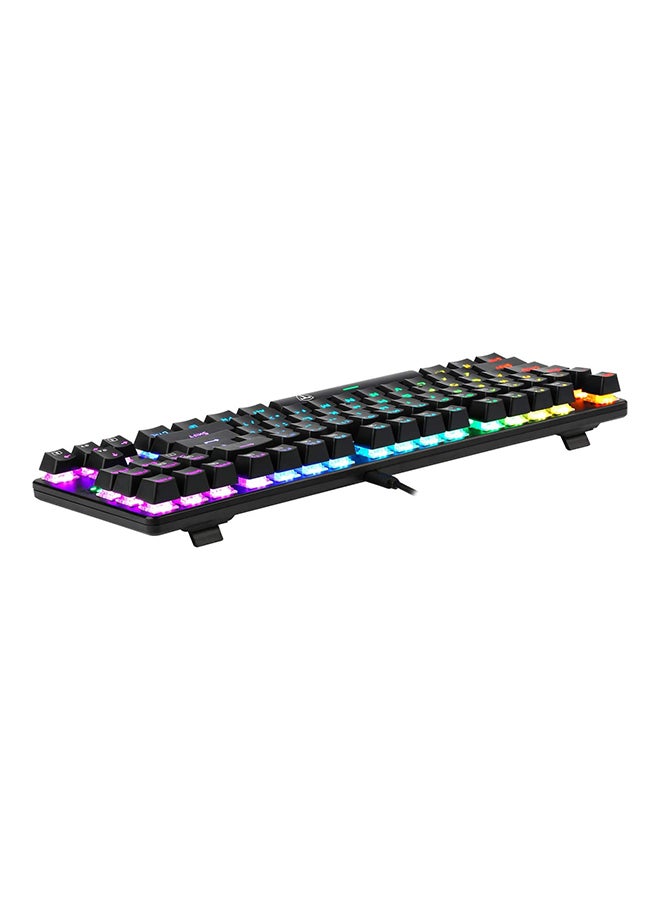 T-DAGGER TGK315 Bora RGB Mechanical Gaming Keyboard USB Wired Keyboard, Ergonomic Backlit Computer Keyboard Anti-ghosting, Splash-Proof, Ideal for PC/Mac (87 Keys)