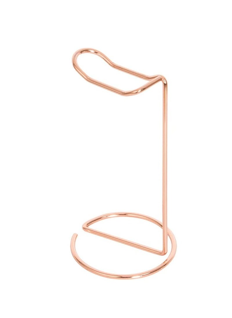 Simple Metal Headphone Storage Stand Fashion Home Iron Stand Creative Display Stand Headphone Stand Suitable for Headphones Headphone Table Home Office Headphones (Rose Gold)