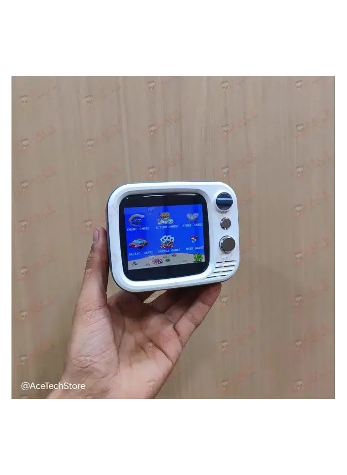 Mini TV Gaming Console with Dual Wireless Controller.