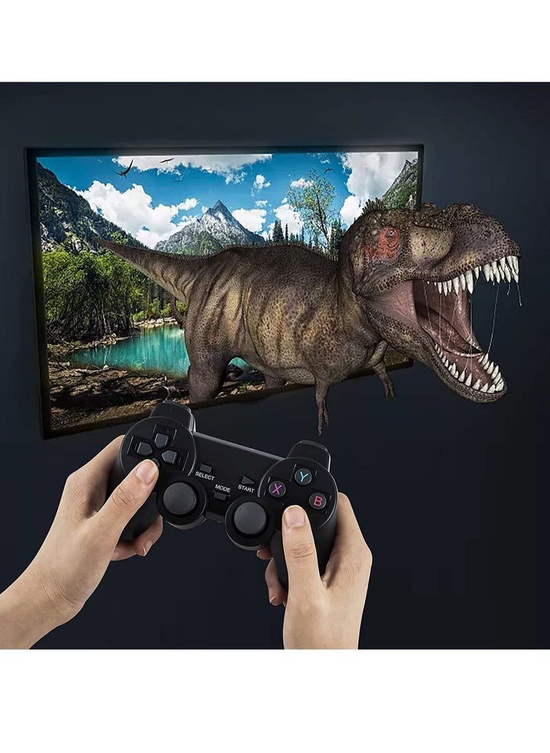 Wireless HDMI High-Definition Game Console,Built-in 10000+ Games with Hidden USB Flash Drive Design ,Plug and Play Video Game Stick,Supports 9 emulators, 64G