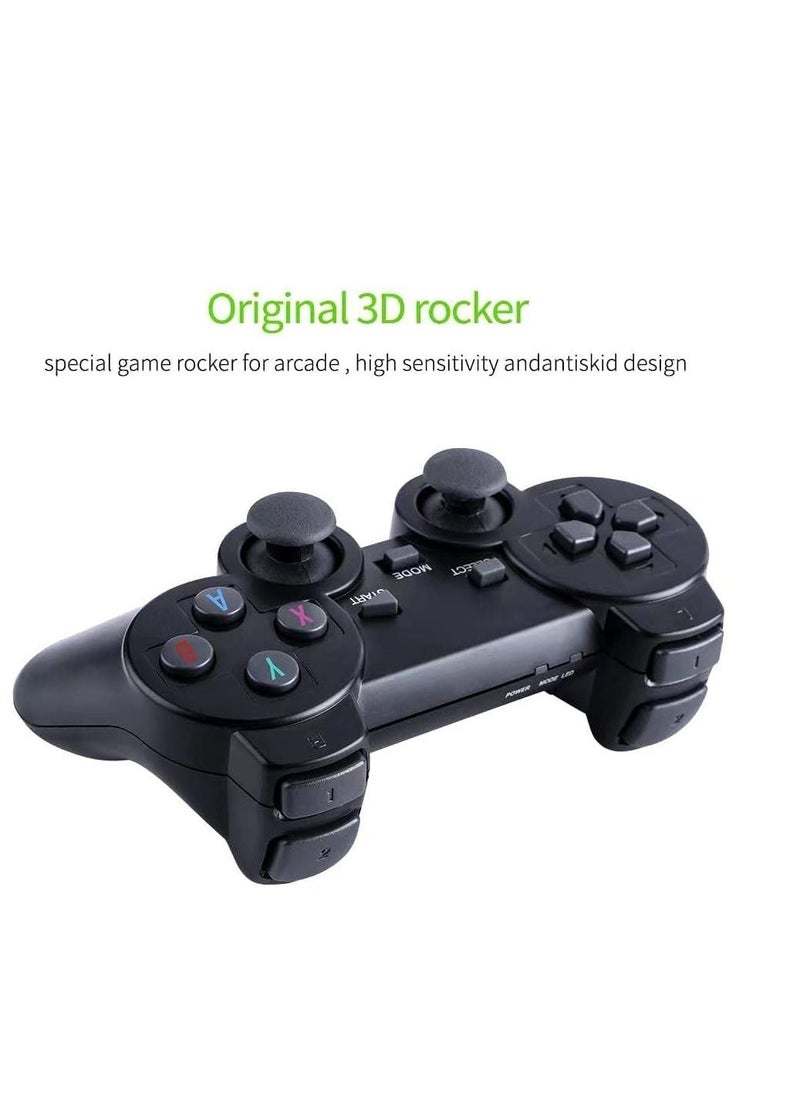 Wireless Game Console 2.4G HD Arcade PS1 Home TV Mini Game Console U Bao Retro Game Console Wireless Gamepad Controller 64G (new package)