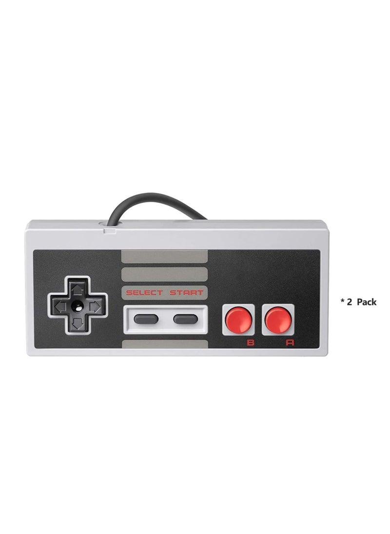 Retro Game Console, Classic Mini Retro Game System Built-in 620 Games and 2 Controllers, Old-School Gaming System for Adults and Kids, 8-Bit Video Game System with Classic Games