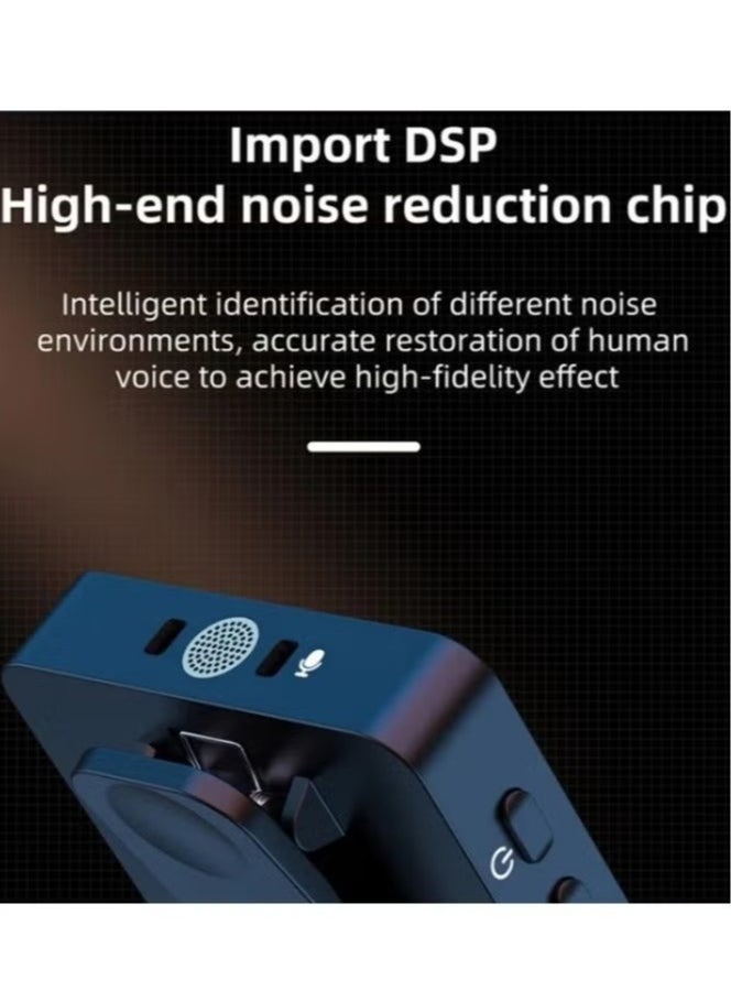 3-in-1 Lavalier 2.4G Wireless Noise Reduction Mic with Dual Transmitter + Receiver for iPhone, Type-C Smartphones & More