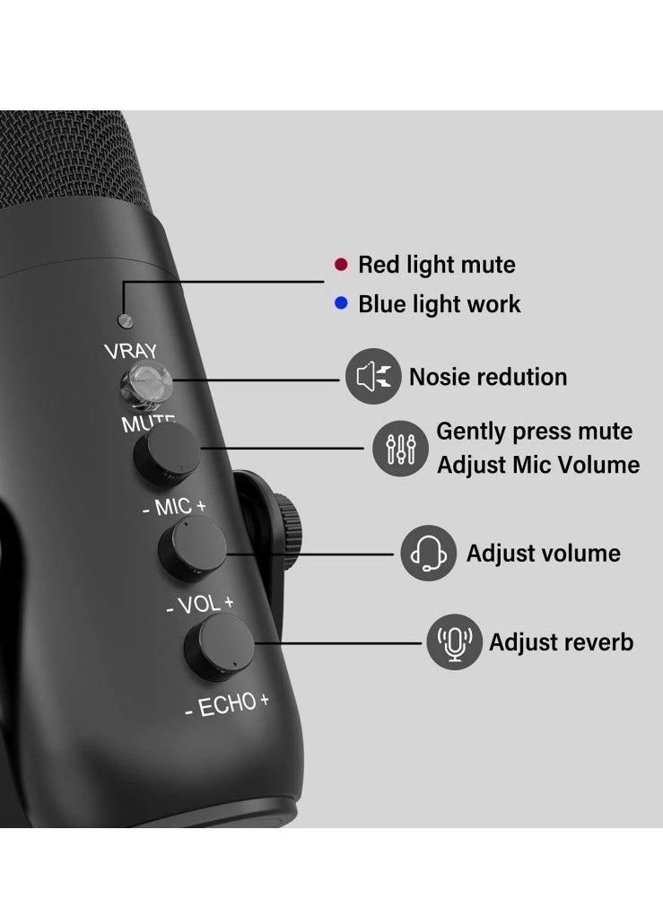 MC-PW8 USB  Desktop Condenser Microphone