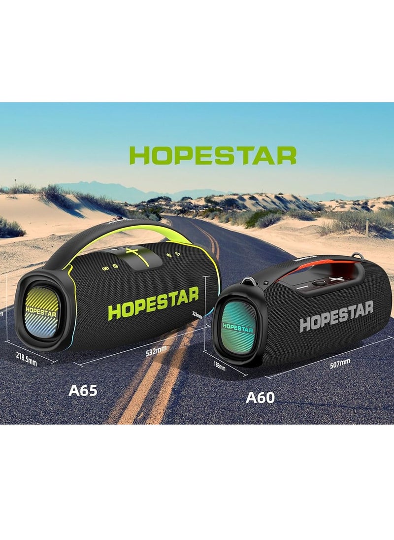 300W Portable Bluetooth Speaker with Big Bass, Karaoke Mic, IPX6 Waterproof, 27000mAh Battery, TWS Stereo Pairing, LED Lights & Handle – Ultimate Outdoor Party Speaker for Karaoke, Camping, and Events