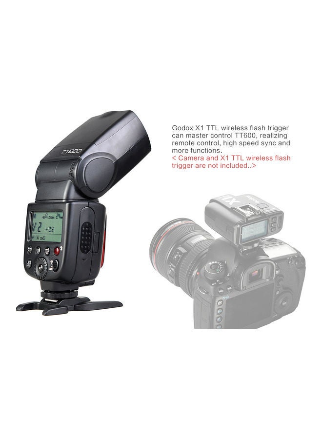 TT600 Camera Flash Speedlite Black