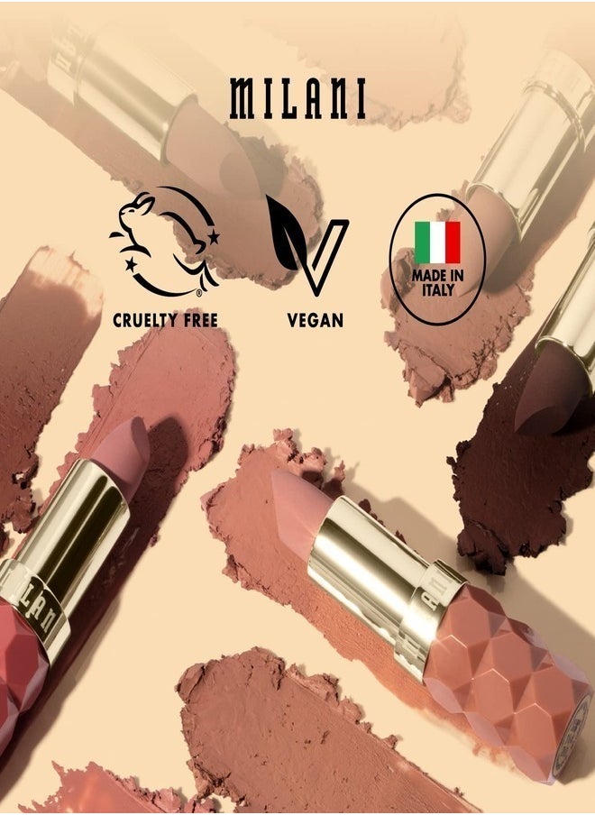 Milani Color Fetish Matte Lipstick - Shade Desire (4g) | Long-Lasting, Highly Pigmented, Bold Color | Lightweight, Velvet Matte Finish | Comfortable, Full-Coverage Lipstick