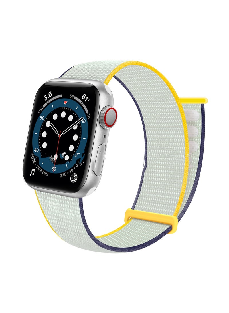 Mint Green 44/45/46/49mm/Series1.2.3-42 Compatible With Apple Watch, Suitable For Men And Women, Velcro Strap Wristband Compatible With Iwatch Series