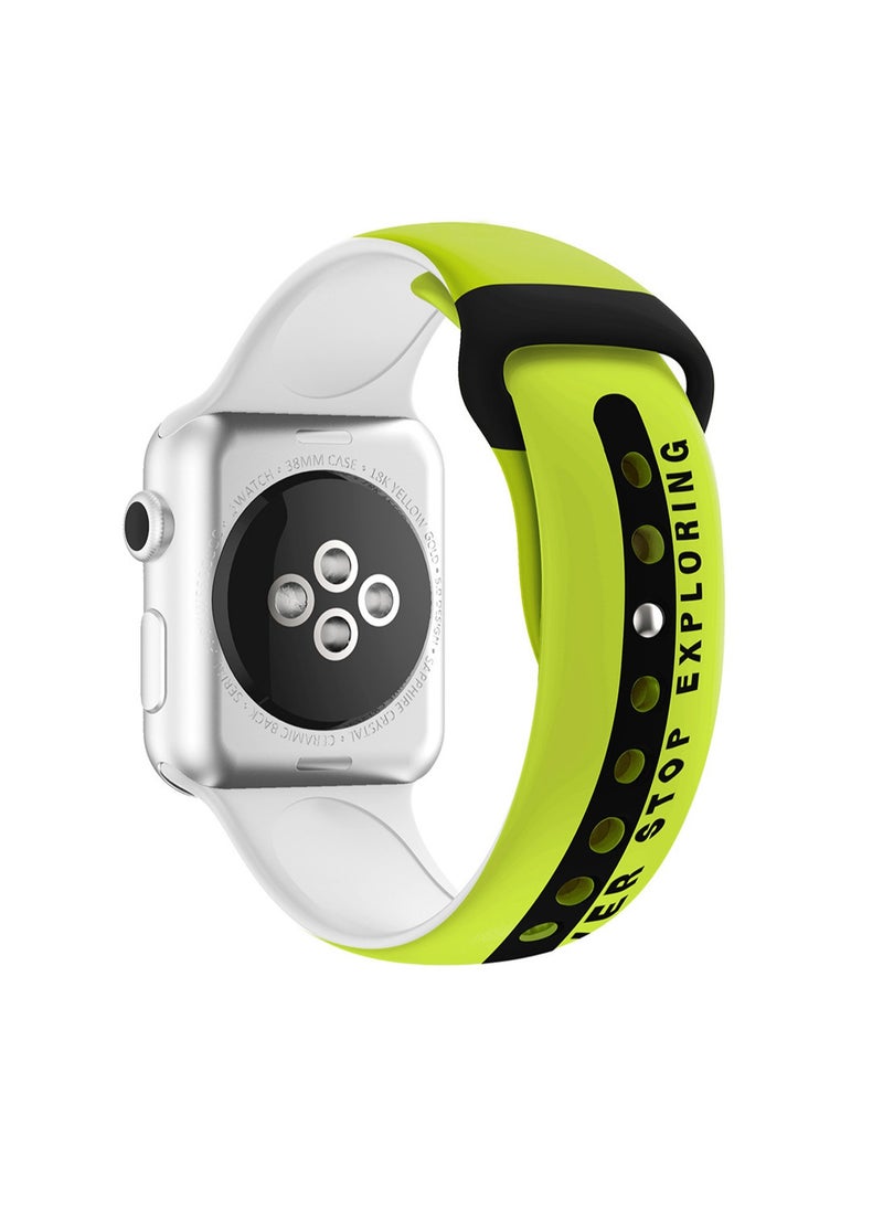 Green 42/44/45/49mm Universal Compatible With Apple Watch, Suitable For Both Men And Women, The Back Strap Is Compatible With Iwatch Series