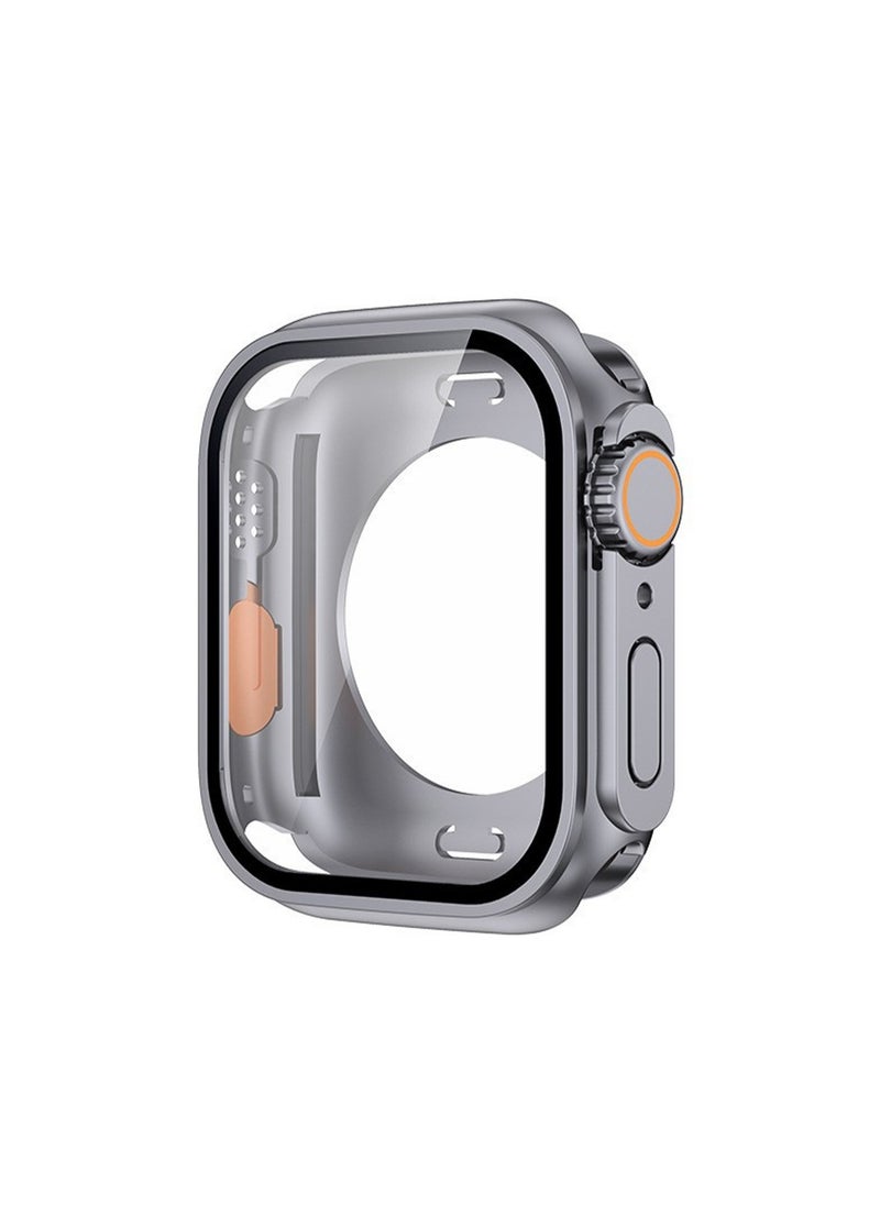 Original Gray + Orange For Apple Iwatch S10 (42mm) Protective Cover With Tempered Film, Waterproof And Drop-Proof