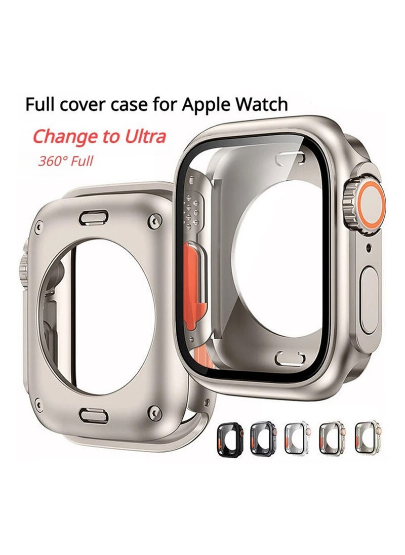 Original Gray + Orange For Apple Iwatch S10 (46mm) Protective Cover Tempered Film Integrated, Waterproof And Drop-Proof