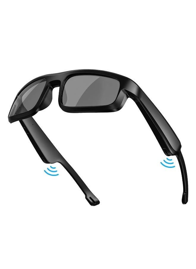 Smart Glasses, Polarized Bluetooth Sunglasses, Built-in Mic and Speakers, Voice Assistant, UV Protection Audio Sun Glass