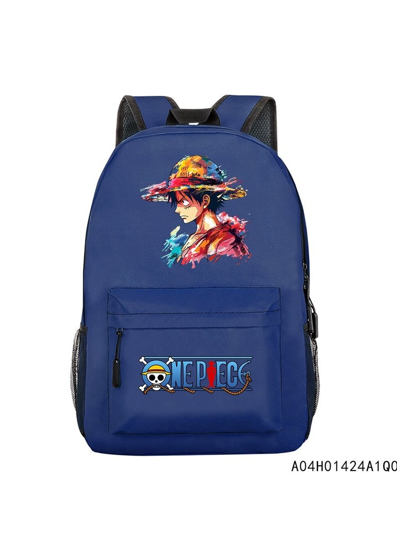 Schoolbags are available for students and adults to exercise-H01-: Broken straw hat Pirate\n - 389