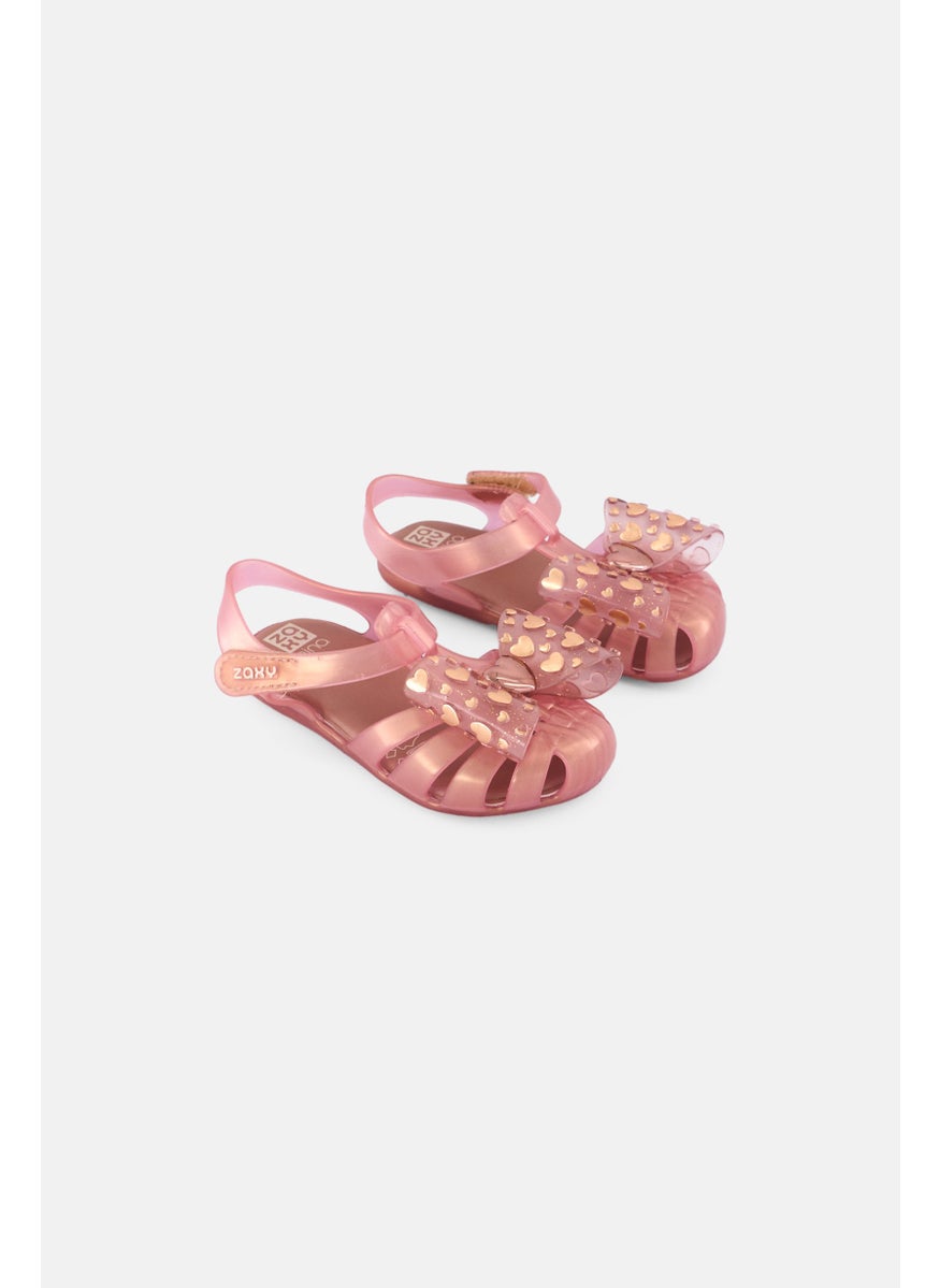 Toddlers Girl Velcro Closure Sandal, Pink