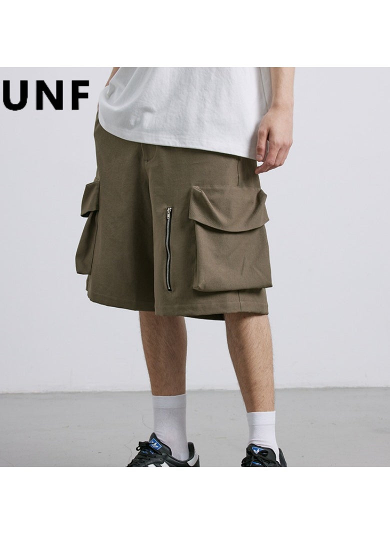 New UNF Loose Straight Leg Casual Cropped Pants