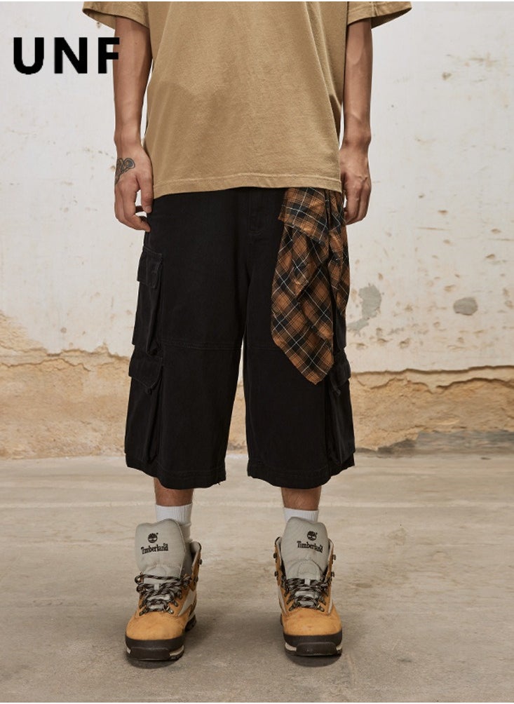 New UNF Fashionable Loose Cropped Pants