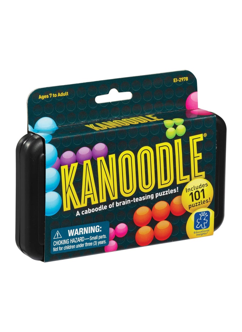 Educational Insights Kanoodle, Brain Twisting 3D Puzzle Game for Kids and Adults, Featuring 200 Brain Games