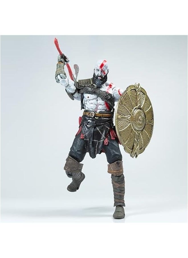 KNOPLAYER God of War Action Figure Series : Kratos with Battle Axe 7 Action Figure, Decorations Collectible Gift