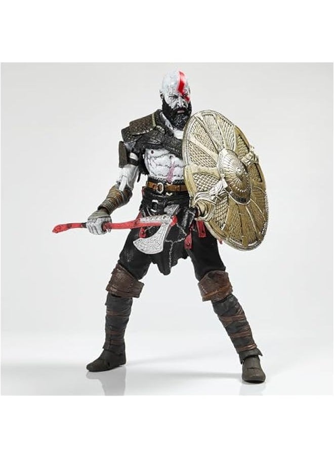 KNOPLAYER God of War Action Figure Series : Kratos with Battle Axe 7 Action Figure, Decorations Collectible Gift