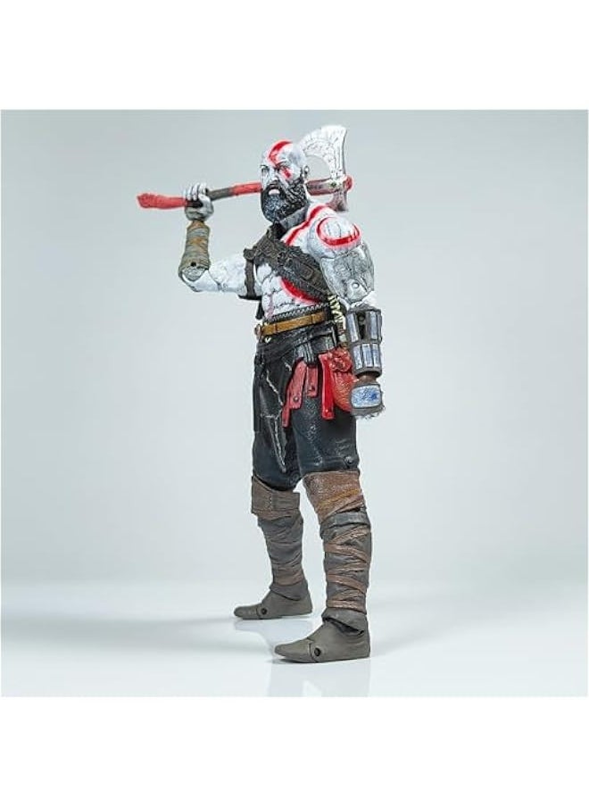 KNOPLAYER God of War Action Figure Series : Kratos with Battle Axe 7 Action Figure, Decorations Collectible Gift