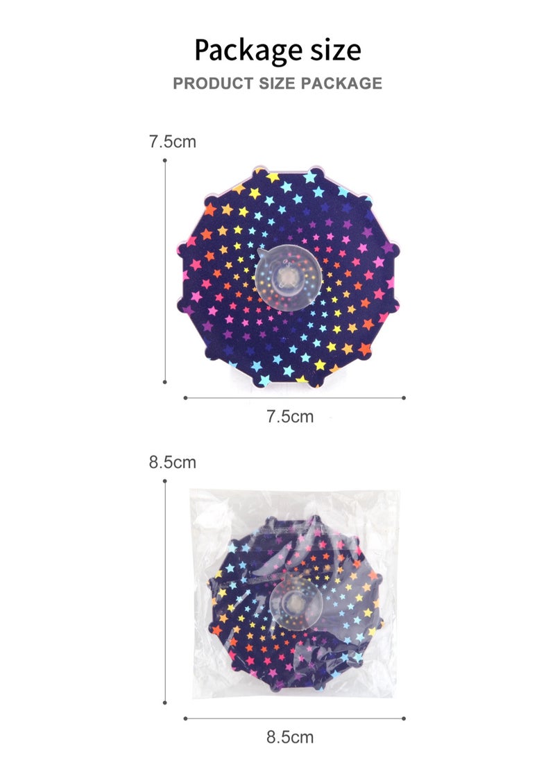 3-piece Set Of New And Unique Decompression Toys, Finger Gyroscope, Single-Sided Acrylic Plate Rotating Disk Finger Gyroscope Fingertip Toys