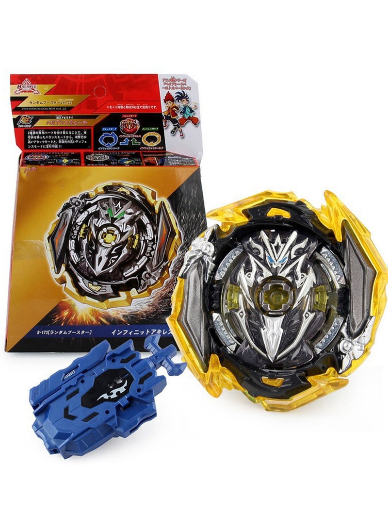 Beyblade Toy Boxed Battle Beyblade With Launcher Beyblade Toy (Fire/B173-02D Black Box)