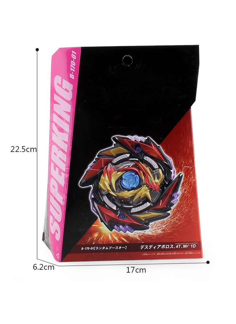 Beyblade Toy Boxed Battle Beyblade With Launcher Beyblade Toy (Fire/B170-01D Black)